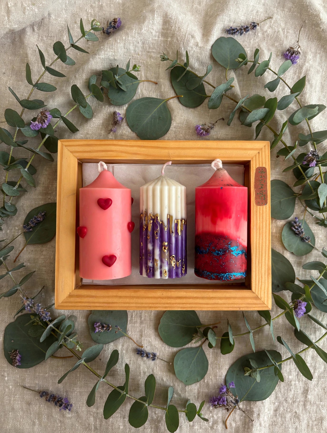 Pack of 3 Pillar Candles