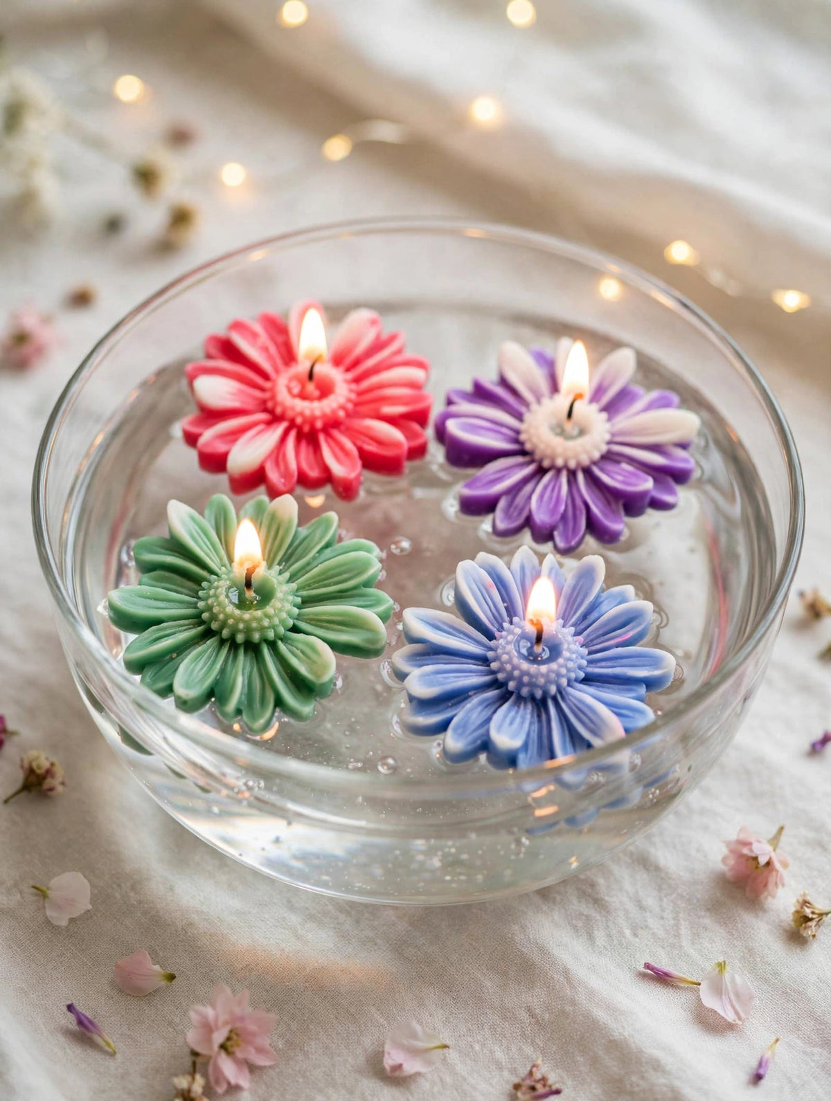 Daisy Floating Candles – Pack of 4