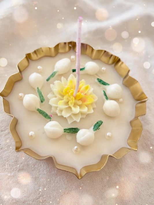 Urli Candle- Water Lily & Mogra
