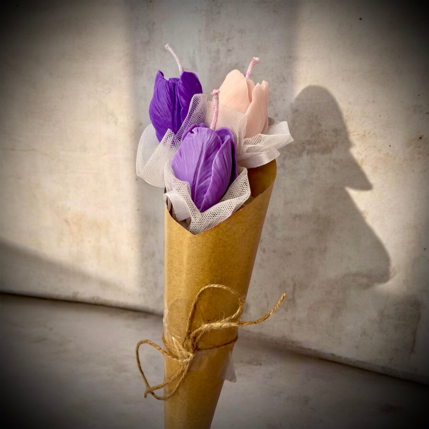 Fragranced Soya Wax Tulip Candle Bouquet